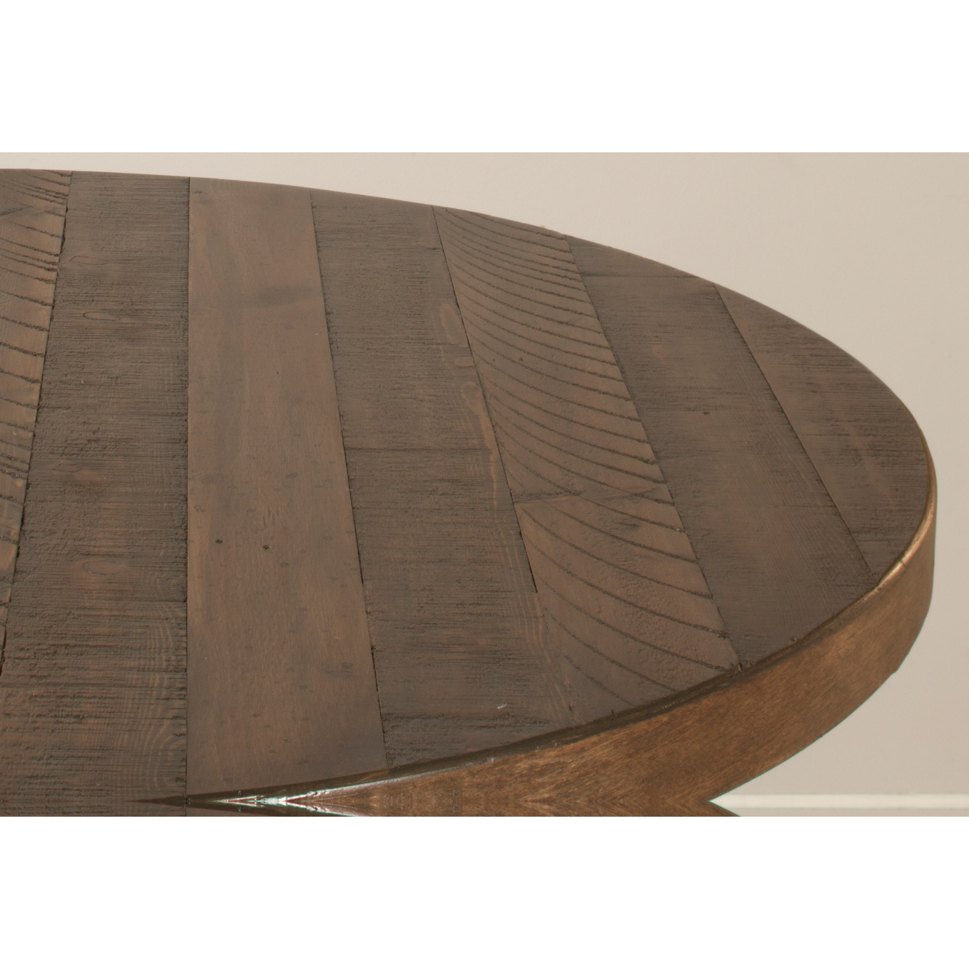 Hillsdale Jennings 4022CDP Rustic Round Counter Height Table with Metal